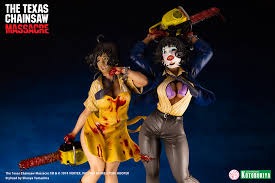 See pics of the real leatherface, ed gein, and watch the movie trailer. The Texas Chainsaw Massacre Leatherface Dance Bishoujo Statue By Kotobukiya The Toyark News