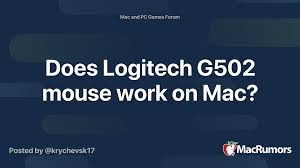 If it's working in your bios and before windows loads, then stops working when you get into windows i'd say its a driver problem. Logitech G502 Driver Download Mac Peatix