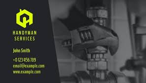 Bussiness cards are important, direct marketing tools. Customise 173 Handyman Business Cards In Seconds
