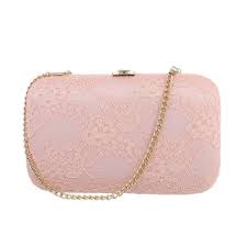 Официална дамска чанта в розово с дантела | Dressmania.bg - онлайн перуки,  аксесоари за коса, дамски дрехи и обувки