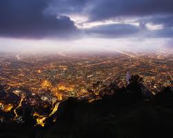 Colombia desktop wallpapers, hd images, high resolution photos. Wallpaper Bogota Colombia City Night Top View Lights 2560x1600 Hd Picture Image