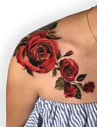 Cute Red Rose Shoulder Tattoo Ideas For Women Ideas De Tatuaje De Hombro Rosa Cute De Hombro Rose Shoulder Tattoo Shoulder Tattoo Shoulder Cap Tattoo