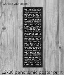 12x36 forever young canvas print song lyrics by printsbychristine forever young lyrics lyrics to live by lyrics