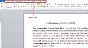 Cara Menggunakan Microsoft Word 2010 Dan Fitur Fiturnya