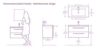 Modern Wall Mounted Single Bathroom Vanities Are Simple Solutions For A Single Bathroom Typica Bathroom Design Layout Bathroom Construction Bathroom Dimensions