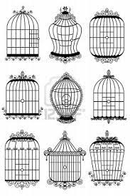 Illustration Of Set Of Different Style Bird Cage Bird Cage Free Clip Art Clip Art