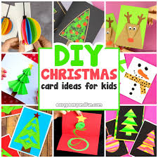 What should i write in a christmas card? Diy Homemade Christmas Card Ideas Easy Peasy And Fun