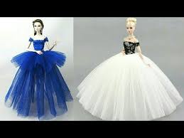 Barbie Dress Doll Dress Making Easy Ball Gown For Barbie Youtube Sewing Barbie Clothes Diy Barbie Clothes Barbie Dress
