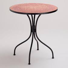 One Of My Discoveries At Worldmarket Com Spicy Orange Cadiz Mosaic Bistro Table Maybe I Could Do My Own Bistrotisch Beistelltische Wohnzimmer Haus Deko