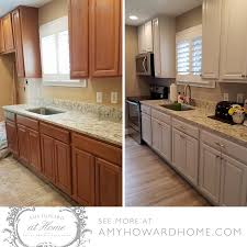 Amy Howard At Home Customer Crafterygirl Updated Her Kitchen With Chelsea Square One Step Cheap Kitchen Cabinets Kitchen Cabinet Remodel Refinishing Cabinets