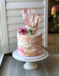 Go as big as you want, especially on smaller cakes that adding floral fillers in between layers of cake is a beautiful way to make your dessert stand tall. Wafer Paper Cake With Fresh Flowers Http Pin It Bffyljb Fresh Flower Cake Cake Decorating Wafer Paper Cake
