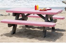 Table Cover And Pads Intersource Enterprises D16 180 Picnic Supplies Camping World Picnic Table Covers Picnic Table Tablecloth Table Cover Diy