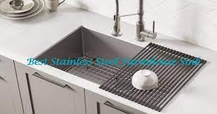 Traditional farmhouse style sinks were made from clay or porcelain, giving its signature country look, while apron sinks are made from those materials plus wood and even stainless steel in some instances. Best Stainless Steel Farmhouse Sinks For 2021
