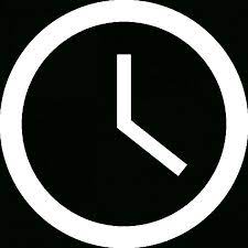 12 Clock Icon White Png Clock Icon Clock White Clocks