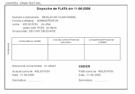 Modele editabile in format disozitie. Totul Despre DispoziÈ›ia De PlatÄƒ Incasare Program De Facturare Si Gestiune Stocuri Facturis