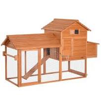 PawHut Gallinero Exterior Madera Jaula para Gallinas ...