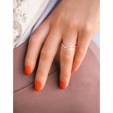 Explore classic signet rings or create your own ring stack. Rings 14k Gold Diamond Chevron Ring Chevron Ring 14k Diamond Jewelry Wedding Ring Gold Gold V Shape Ring 9k Gold Jewelry Curved Diamond Ring Stackable Rings