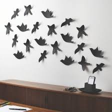 Target Umbra Loft 21 Piece Flock Bird Wall Decor Flower Wall Decor Bird Wall Decor Wall Decor