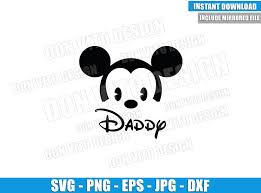 Download Daddy Baby Mickey Mouse Svg Png Disney Cuties Head Dad Cut File
