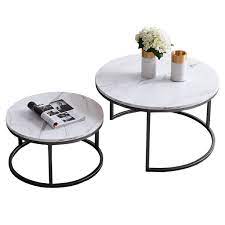 Some of the technologies we use are necessary for critical functions like security and site integrity, account authentication, security and privacy preferences, internal site usage and maintenance data, and to make the site work correctly for browsing and transactions. Orren Ellis Modern Round Nesting Coffee Tableset Of 2 Side Table For Living Room Balcony Home And Office Black Frame With Wood Top 32 Reviews Wayfair Ca