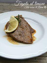 Il fegato con la cipolla. Fegato Al Limone