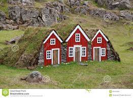 Turf House For Elf In Iceland Elf House Turf House Small House