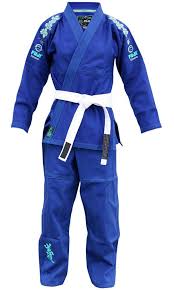 Womens Blue Blossom Bjj Gi By Fuji Jiu Jitsu Jiu Jitsu