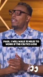 Looks like @paulpierce will be walking into work tomorrow 👀😅  #BostonCeltics #NBAPlayoffs #PaulPierce