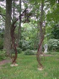 scroll metal arch tuin pinterest
