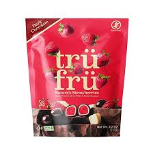 Tru Fru White & Dark Chocolate Covered Hyper Dried Natures Strawberries 2.1  Oz | Ebay