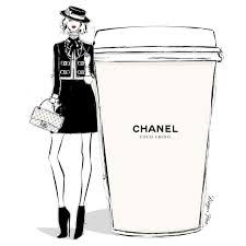 Megan Hess Illustration On Some Mondays Only A Chanel Will Do