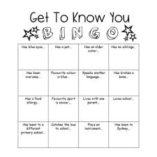 It may also occur with someone who feels very insecure or unable to articulate their internal process and desires. First Day Of Back To School Ice Breaker Game Get To Know You Bingo