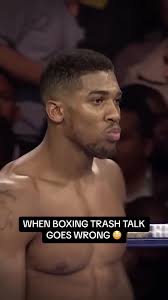 Sometimes it’s best not to talk 🥶 #AnthonyJoshua #Boxing