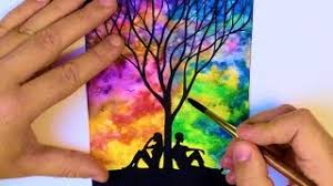 Sunset painting easy for beginners | easy watercolor sunset painting demonstration. A Simple Watercolor Landscape Painting For Beginners Feat Surreal Skies