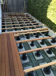 Bauanleitung Fur Holzterrasse Unterkonstruktion Verlegen 2019 Bauanleitung Fur Das Verlegen Und Die Mo Wooden Terrace Deck Designs Backyard Diy Garden Decor