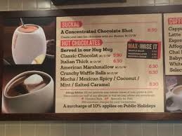 Loved The Classic The Italian Thick The Mexican Spicy Picture Of Max Brenner Sydney Tripadvisor