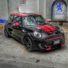 Mini Cooper S Jcw Kit Black And Red Mini Cooper Mini Cooper Stripes Mini Cooper S