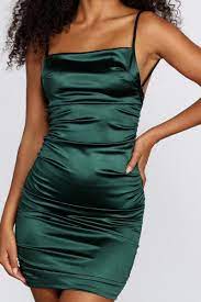 Cross Back Satin Mini Dress Moda De Ropa Ropa Vestidos De Elegancia