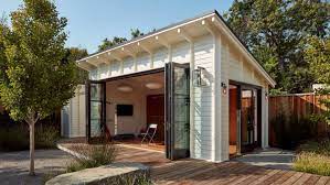 The roof on the hip roof shed designs is a bit tougher to build than our other shed roofs but if you are looking for a challenge and want to have the beauty of this roof style then this is a great shed. Stylish Shed Designs