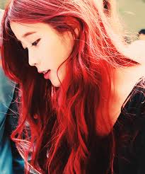 23 Photos Prove That Idols Have Dyed Their Hair Every Colour Of The Rainbow Koreaboo Different Hair Colors Red Hair Gorgeous Hair Color