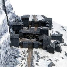 The wall inspired by tv series game of thrones. Game Of Thrones Castle Black And The Wall Desktop Sculpture