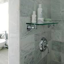 Do you suppose glass and chrome bathroom shelf unit seems nice? Modern Glass Bathroom Shelves Trendecors