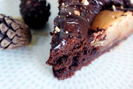 Gateau Au Chocolat Poires Et Amandes Vegan Le Blog De Lady Pastelle Gateau Chocolat Gateau Chocolat