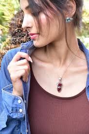 Handmade Rose Dahlia Turquoise & Sterling Silver Pendant With 16 Inch  Adjustable Chain