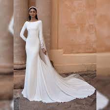 Pin On Long Sleeve Wedding Dress Lace Mermaid