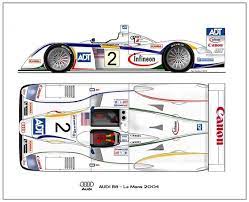 Audi R8 2004 Coches De Carreras Pintura De Autos Diseno Automotriz
