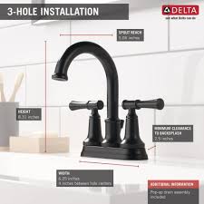 Two handle centerset bathroom faucet. Pin On Lake House