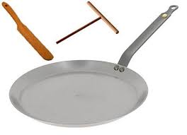 De Buyer 5615 30 Mineral B Element Crepe Pan 11 8 Inch 30 Cm Free Bonus Spreader Turner Ceramic Cookware Cookware Ceramics