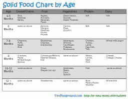 Solid Food Chart Vert Gif Lilly Baby Solid Food Baby