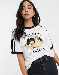 Fiorucci fiorucci embroidered beanie in black. Adidas Originals X Fiorucci Angel T Shirt In White From Asos On 21 Buttons